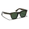 2909-CECILE-HAVANA SCURO-09-DARK GREEN G15-2 L.G.R CECILE BLACK HAVANA