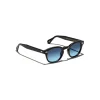 Lemtosh B2 Sun Black-CMT B2 Denim Blue lenses 2 Moscot LEMTOSH BLACK Custom Made Tints Denim Blue