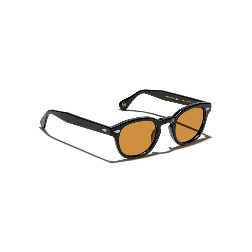 Lemtosh B2 Sun Black-CMT B2 Amber lenses 2_converted Moscot LEMTOSH BLACK Custom Made Tints Amber