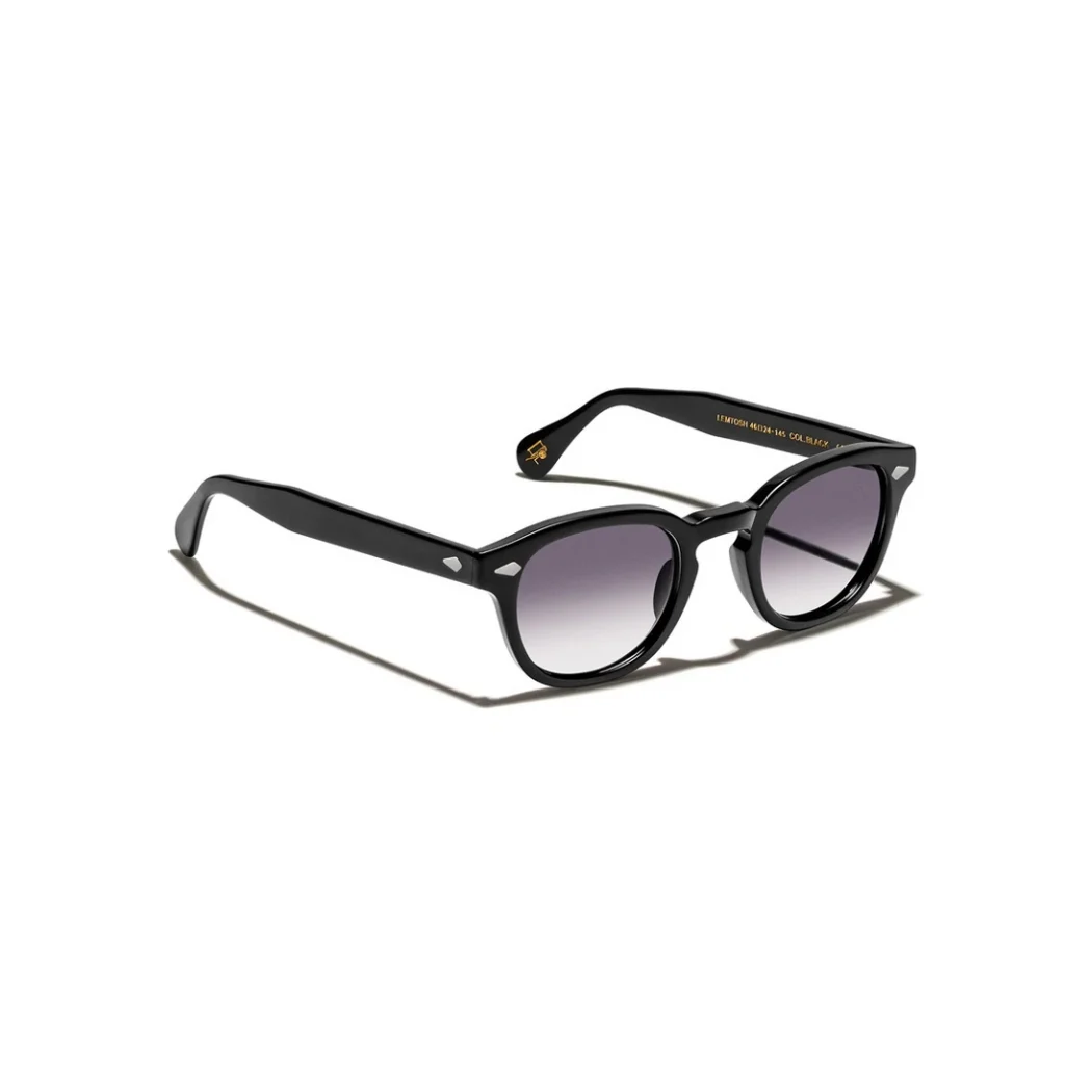 Lemtosh B2 Sun Black-CMT B2 American Grey Fade lenses 2_converted Moscot LEMTOSH BLACK Custom Made Tints AMERICAN GREY FADE