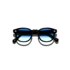 Lemtosh B2 Sun Black-CMT B2 Broadway Blue Fade 1 Moscot LEMTOSH BLACK Custom Made Tints BROADWAY BLUE FADE