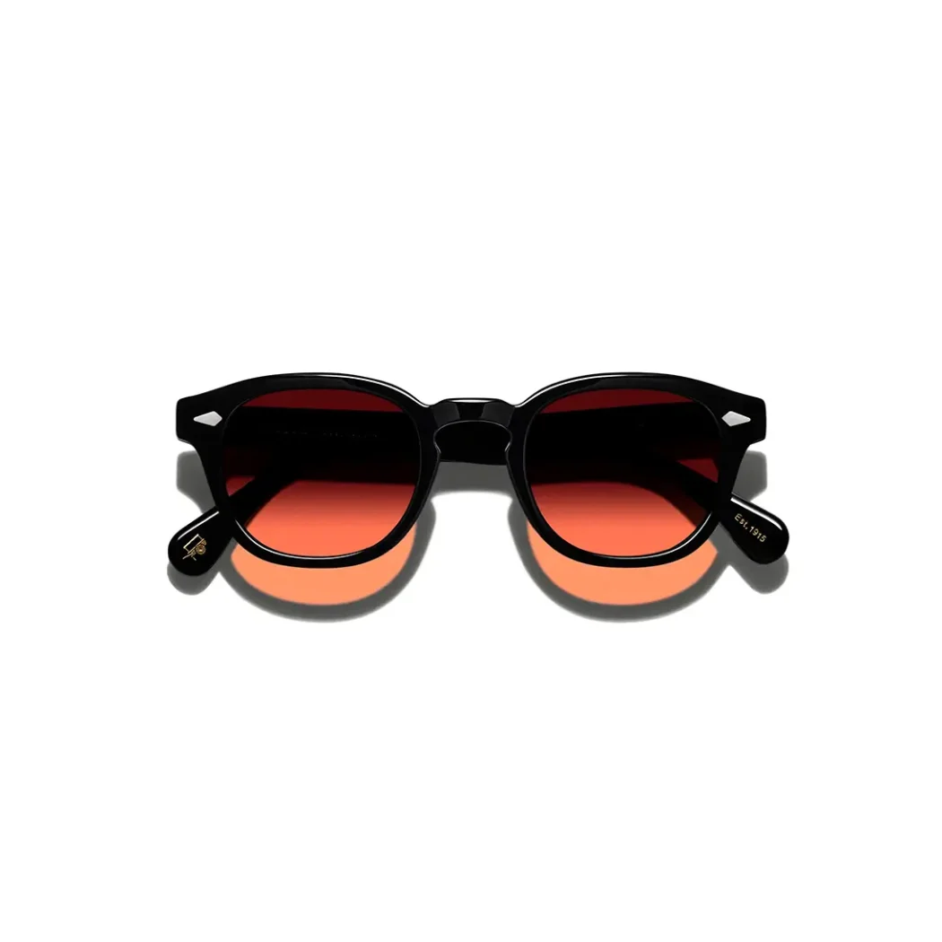 Lemtosh B2 Sun Black-CMT B2 Cabernet 1 Moscot LEMTOSH BLACK Custom Made Tints CABERNET