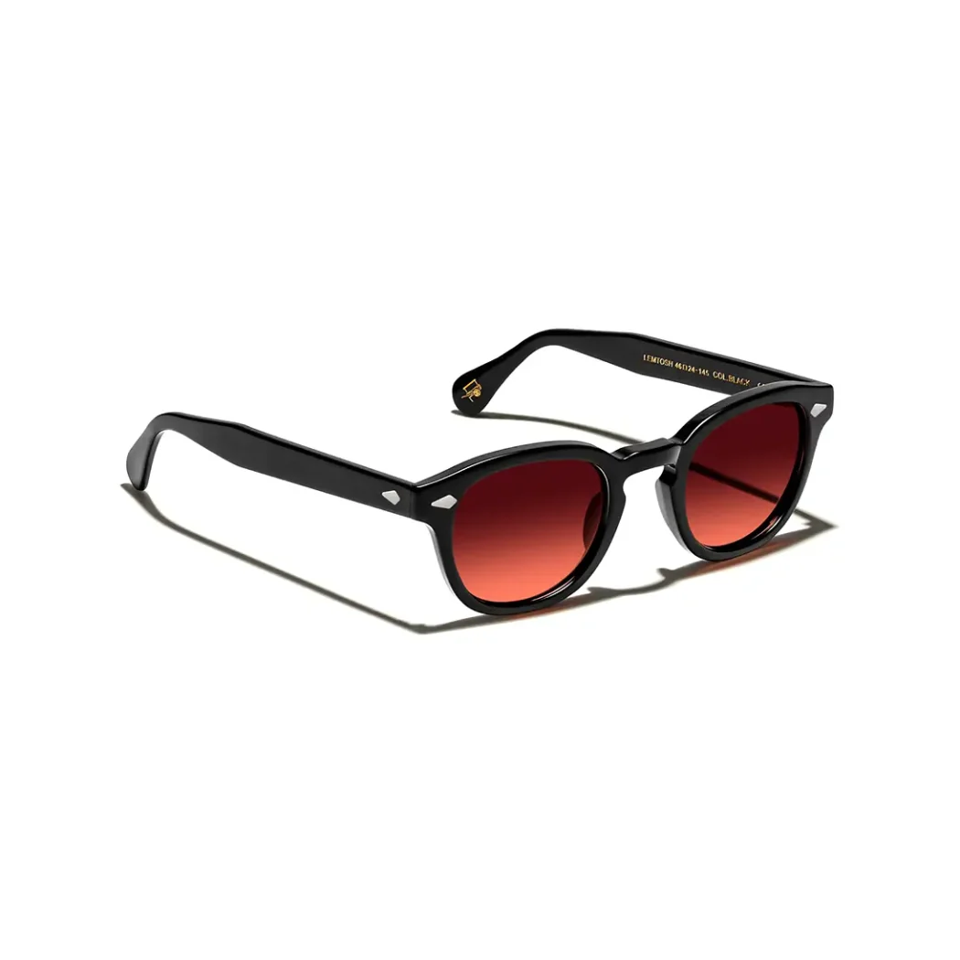 Lemtosh B2 Sun Black-CMT B2 Cabernet 2 Moscot LEMTOSH BLACK Custom Made Tints CABERNET