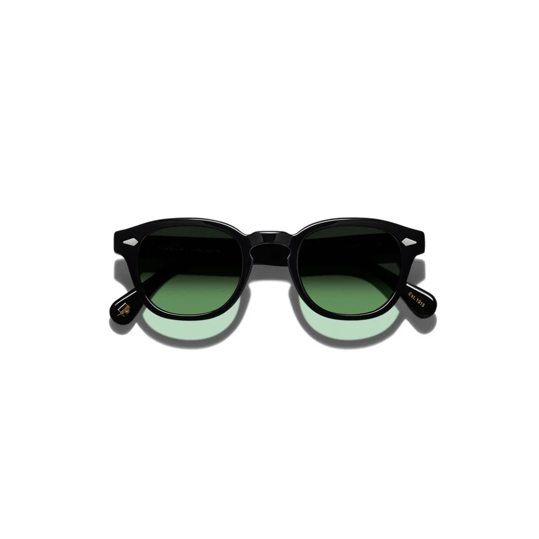 Lemtosh B2 Sun Black-CMT B2 Forest Wood lenses 1_converted Moscot LEMTOSH BLACK Custom Made Tints Forest Wood