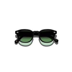 Lemtosh B2 Sun Black-CMT B2 Forest Wood lenses 1_converted Moscot LEMTOSH BLACK Custom Made Tints Forest Wood