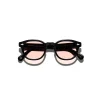 Lemtosh B2 Sun Black-CMT B2 NY Rose lenses 2 Moscot LEMTOSH BLACK Custom Made Tints NY ROSE