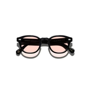 Lemtosh B2 Sun Black-CMT B2 NY Rose lenses 2 Moscot LEMTOSH BLACK Custom Made Tints NY ROSE