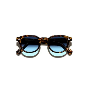 Lemtosh B2 Sun Tortoise-CMT B2 Demin Blue 1 Moscot LEMTOSH TORTOISE Custom Made Tints DENIM BLUE