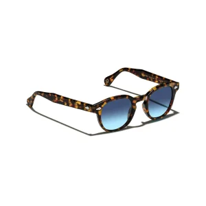 Moscot LEMTOSH TORTOISE Custom Made Tints DENIM BLUE